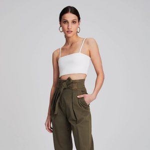 A.L.C. Winnie Knit Bra Top White